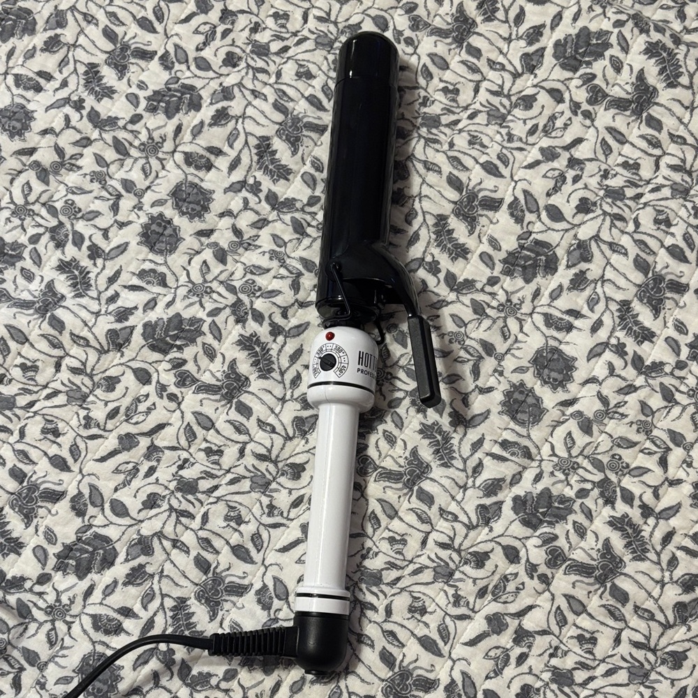 hot tools curling iron barely used!